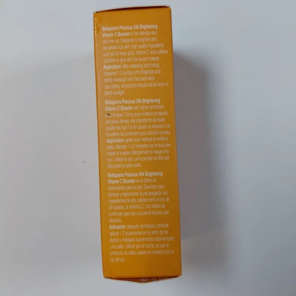BellaPierre Precious 24K Gold Brightening Vitamin C Booster 1.01 oz New In Box